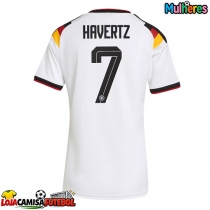Camisa de Futebol Alemanha Kai Havertz #7 Equipamento Principal Mulheres Mundo 2026 Manga Curta